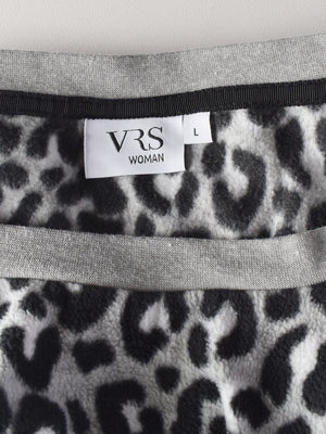 VRS Sweatshirt - L / Dyreprint / Kvinde - SassyLAB Secondhand