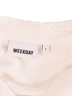 Weekday Skjorte - S / Hvid / Kvinde - SassyLAB Secondhand