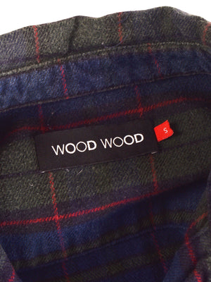 Wood Wood Bluse - S / Blå / Kvinde - SassyLAB Secondhand