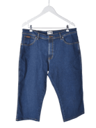 Wrangler 3/4 Bukser - W38 L30 / Blå / Mand - SassyLAB Secondhand