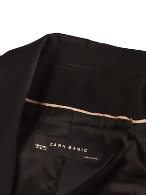 Zara Basic Blazer - 38 / Sort / Kvinde - SassyLAB Secondhand
