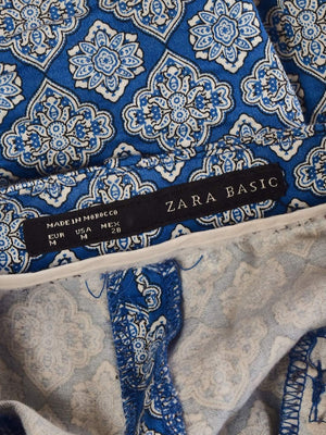 Zara Basic Bukser - M / Blå / Kvinde - SassyLAB Secondhand