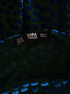 Zara Basic Kjole - M / Blå / Kvinde - SassyLAB Secondhand