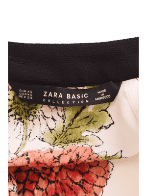 Zara Skjorte - XS / Blomstret / Kvinde - SassyLAB Secondhand