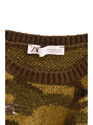 Zara Sweater - M / Grøn / Kvinde - SassyLAB Secondhand