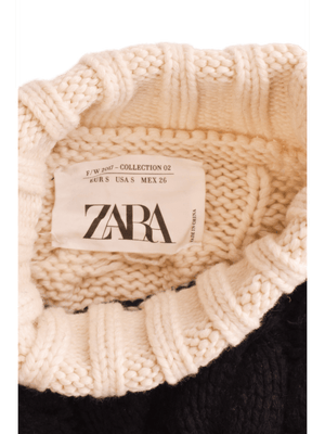 Zara Sweater - S / Hvid / Kvinde - SassyLAB Secondhand