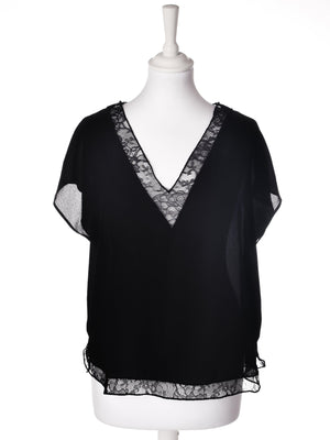Zara T-Shirt - M / Sort / Kvinde - SassyLAB Secondhand