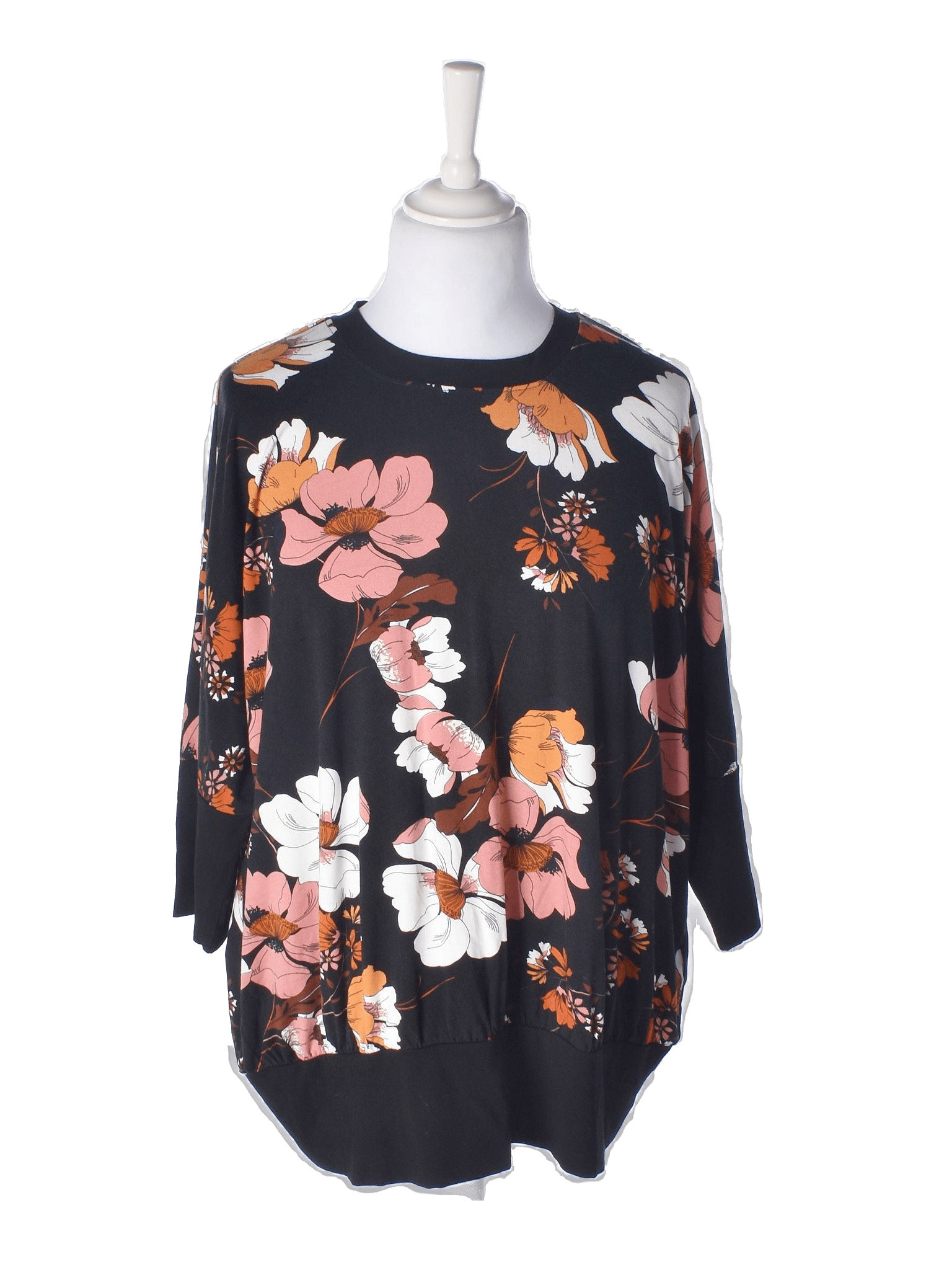 Zhenzi Bluse - 50 / Blomstret / Kvinde - SassyLAB Secondhand