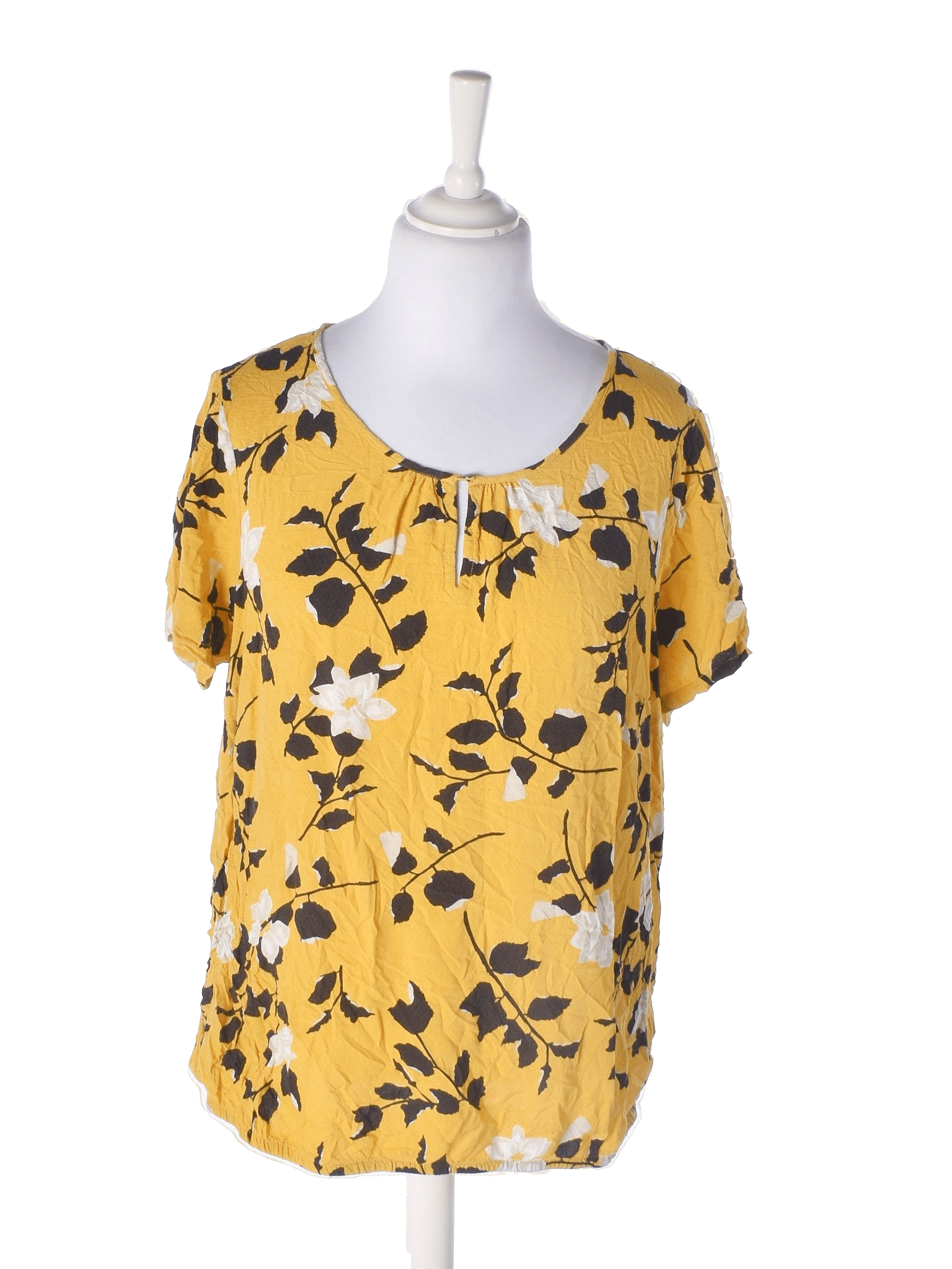 Zizzi Bluse - M / Gul / Kvinde - SassyLAB Secondhand