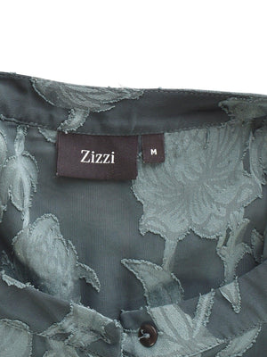 Zizzi Skjorte - M / Grøn / Kvinde - SassyLAB Secondhand