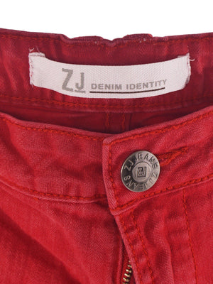 ZJ Denim Jeans - 48 / Rød / Kvinde - SassyLAB Secondhand